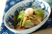 チンゲンサイのザーサイ和え