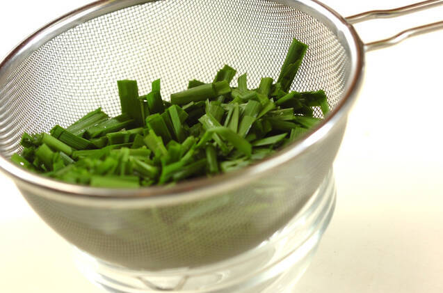 ニラたっぷりチヂミ♪の作り方の手順1