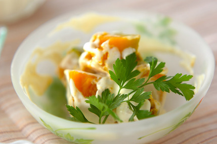 カボチャのチーズ和え