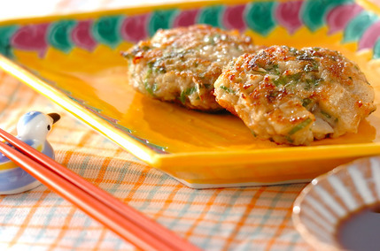 レンコンのお焼き風