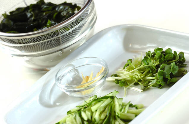 カニ酢の作り方の手順2