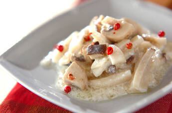 キノコのヨーグルトサラダ