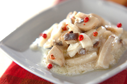 キノコのヨーグルトサラダ