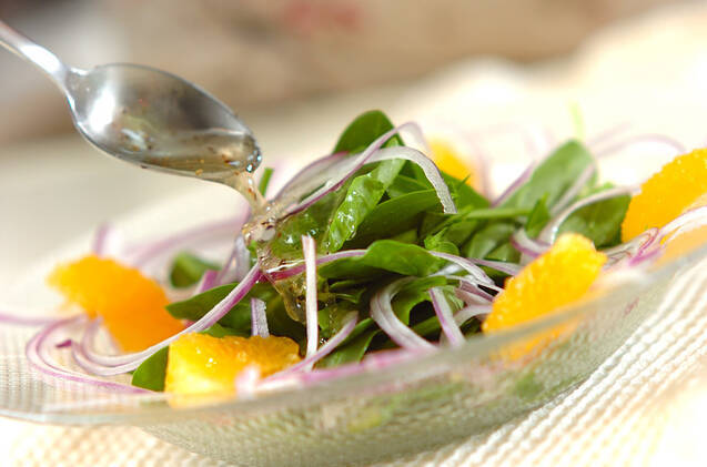 ホウレン草のサラダの作り方の手順5