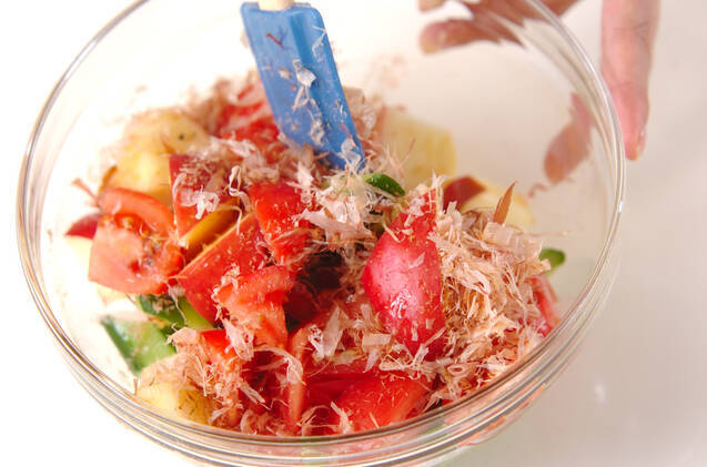 和風トマトサラダの作り方の手順7