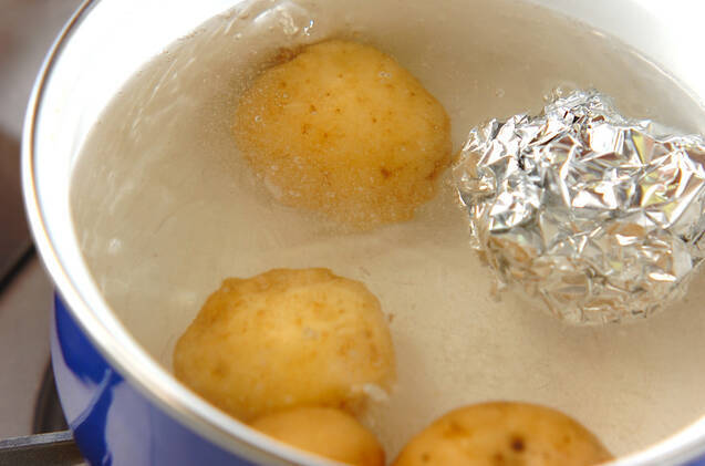 新ジャガイモのカラフルサラダの作り方の手順5