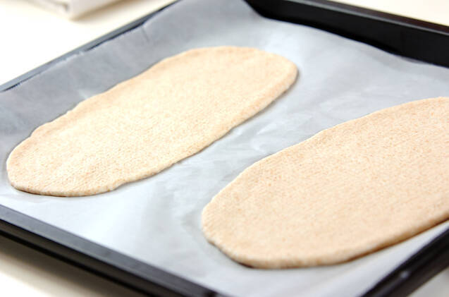 夏野菜の薄焼きパンの作り方の手順10