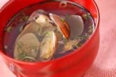 貝のお吸い物