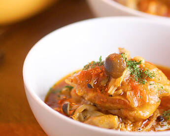 鶏肉のトマト煮込み