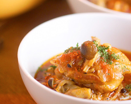 鶏肉のトマト煮込み