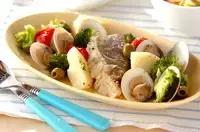 ハマグリのアクアパッツァ