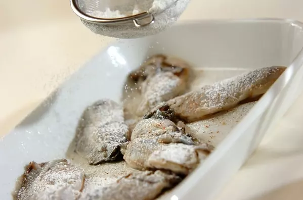 サクサクチーズカキフライの作り方1