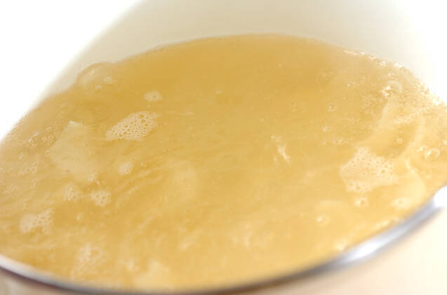 ユリネのスープの作り方の手順3