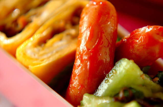 ソーセージのケチャップ炒め