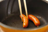 ソーセージのケチャップ炒めの作り方2