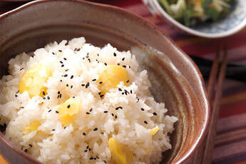 モチモチ！シンプル栗ご飯
