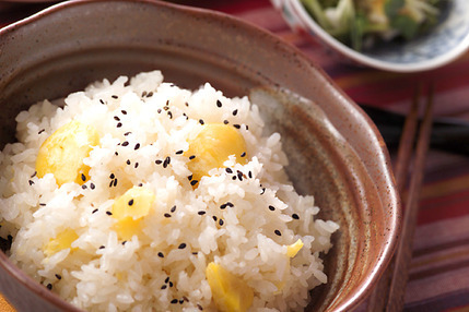 モチモチ！シンプル栗ご飯