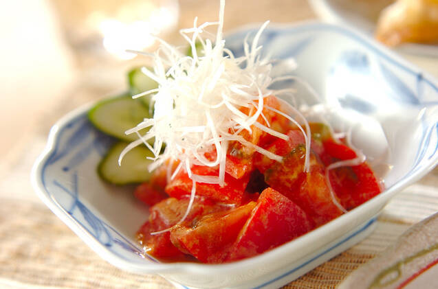 3. トマトの芝麻醤和え