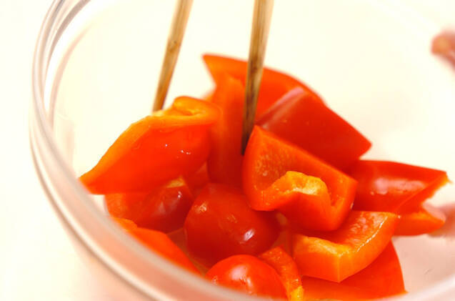 パプリカの甘酢の作り方の手順2