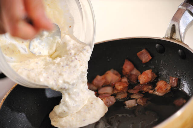 ベーコンレタスサラダの作り方の手順3