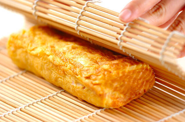 ベーコンとチーズ入り卵焼きの作り方の手順5