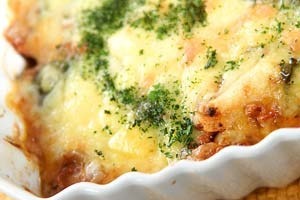 ナスのミートグラタン
