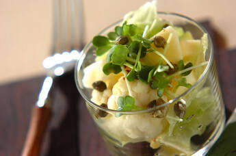 リンゴのシャキシャキサラダ