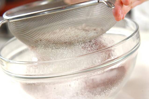 マシュマロココアクッキーの作り方の手順1