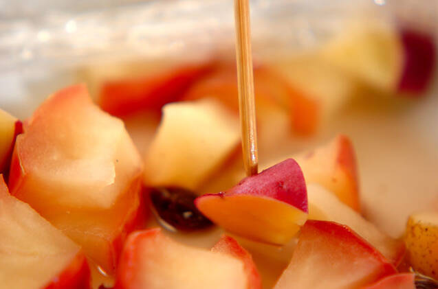 サツマイモとリンゴのデザートの作り方の手順4