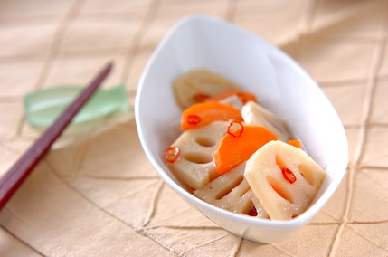 レンコンのピリ辛漬け