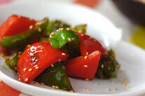 カラフルピーマンのソテー