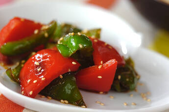 カラフルピーマンのソテー