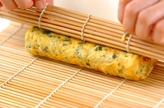 ワカメ入り卵焼きの作り方の手順5