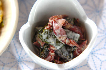 ホタルイカのユズマヨ和え