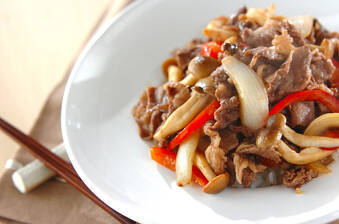 バルサミコ牛丼