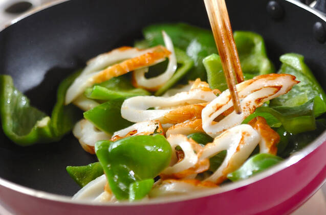 ちくわのゴマ炒めの作り方の手順3