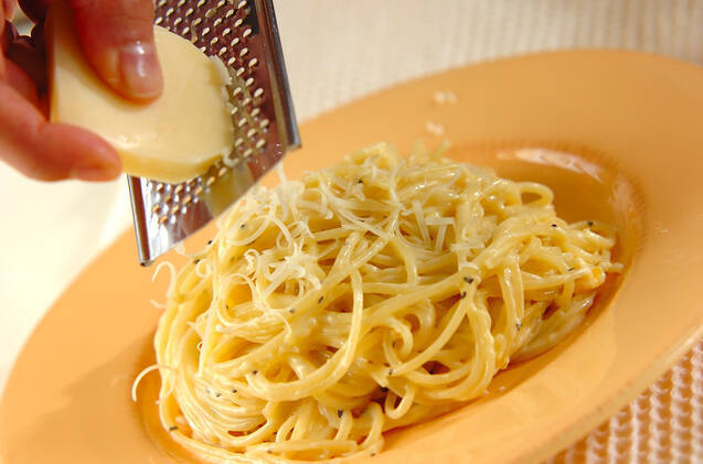 お手軽コーンクリームパスタの作り方の手順3