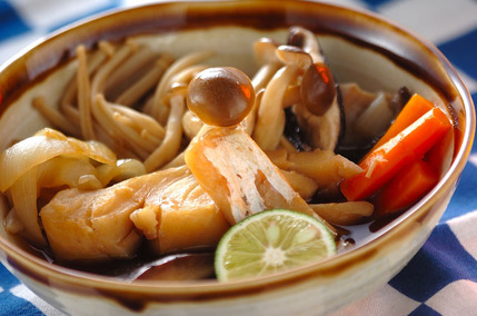 タラとキノコのサッと煮