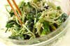 水菜とホウレン草のゴママヨ和えの作り方の手順3
