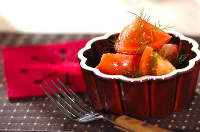 トマトのディルサラダ 副菜 レシピ 作り方 E レシピ 料理のプロが作る簡単レシピ