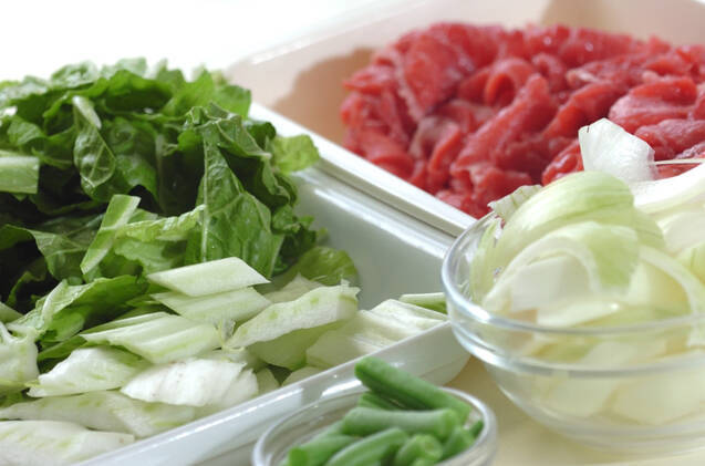 炒めカレーの作り方の手順1