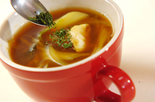 タラと野菜のカレースープの作り方の手順5