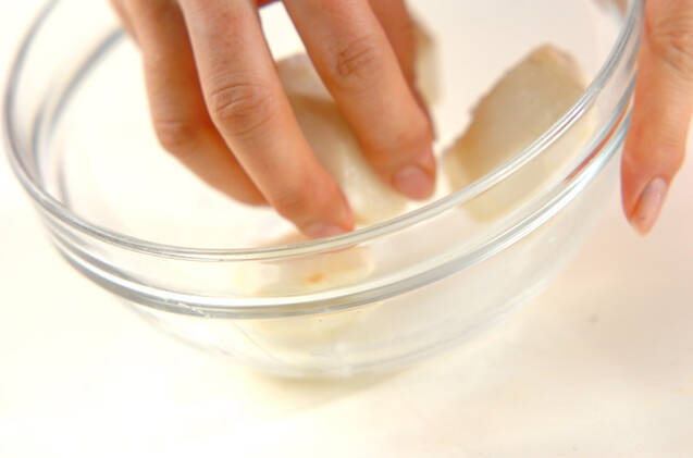 牛肉と里芋のみそ煮の作り方の手順2