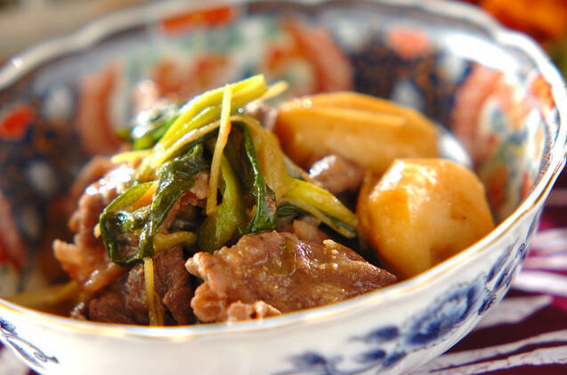 牛肉と里芋のみそ煮