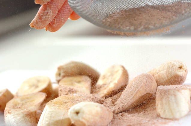 シナモンバナナソテーの作り方の手順2