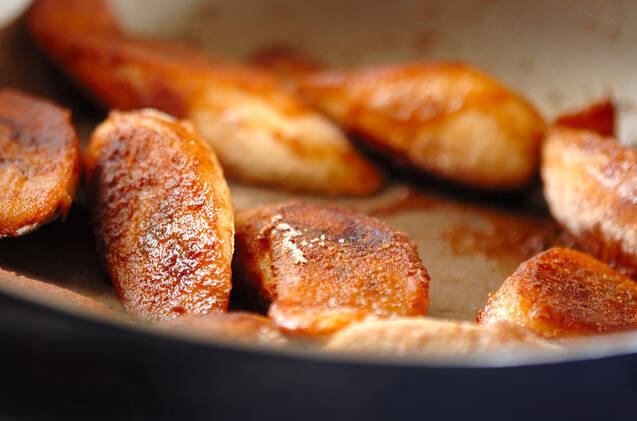 シナモンバナナソテーの作り方の手順3