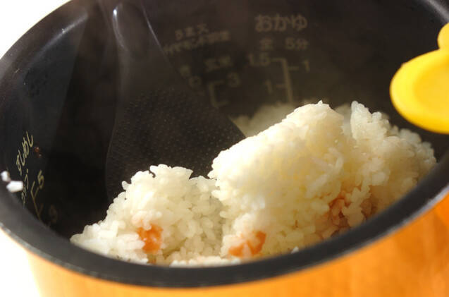 サッパリ梅ご飯の作り方の手順3