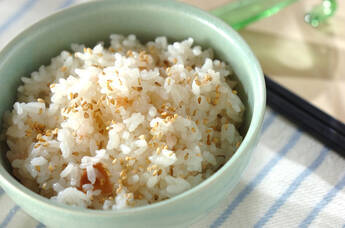 サッパリ梅ご飯