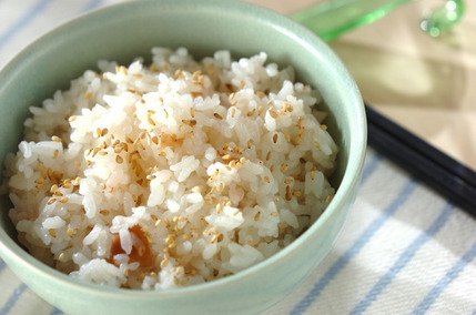 サッパリ梅ご飯