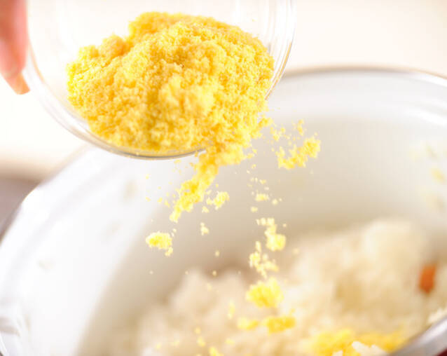 ブロッコリーのコーンスープリゾットの作り方の手順5